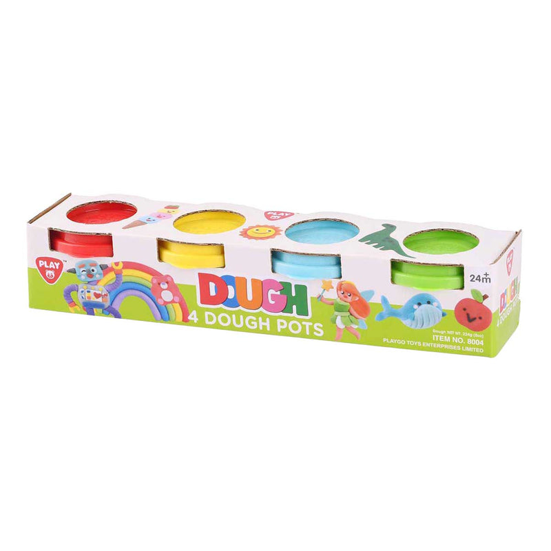 Afbeelding laden in galerijviewer, Playgo kleiset 4 kleuren - 4x56gram
