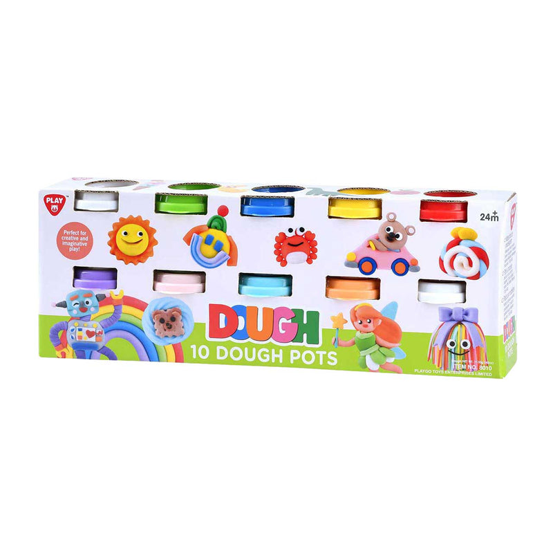 Afbeelding laden in galerijviewer, Playgo kleiset 10 kleuren - 10x113gram
