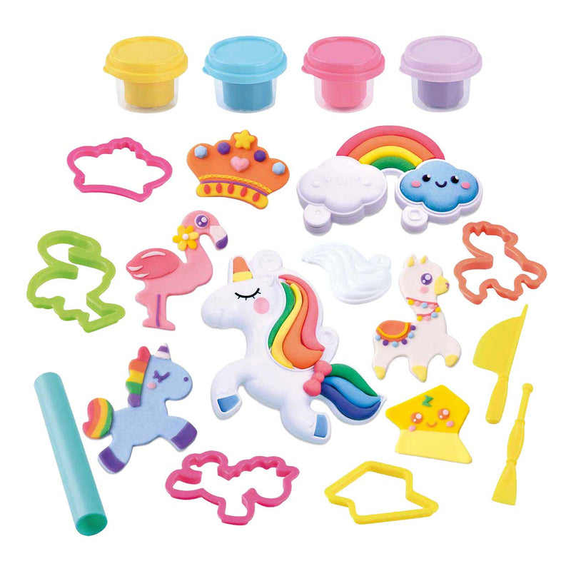 Afbeelding laden in galerijviewer, Playgo klei speelset eenhoorn - creatieve kleipotjes voor kinderen.
