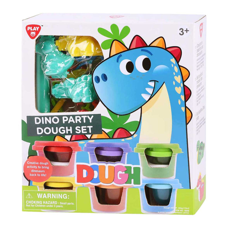 Afbeelding laden in galerijviewer, Playgo dino feest kleiset - 6 kleipotjes
