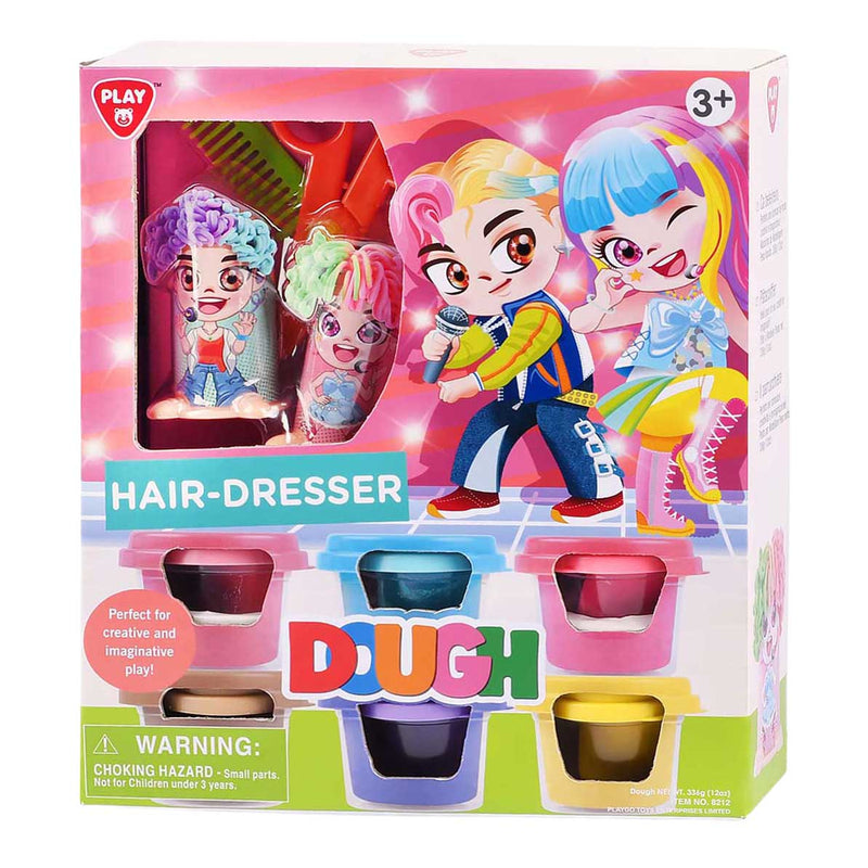 Afbeelding laden in galerijviewer, Playgo kapper kleiset - 6 kleipotjes
