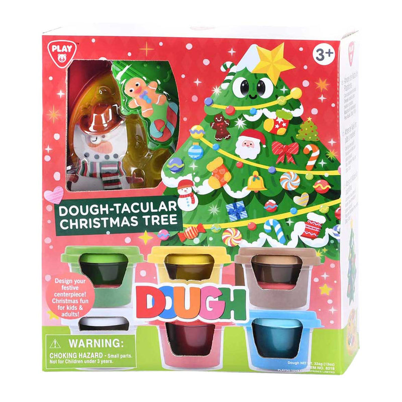 Afbeelding laden in galerijviewer, Playgo kerstboom kleiset - 6 kleipotjes
