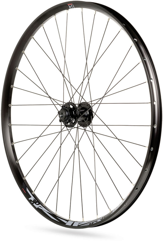 Rodi wielset tryp 25 29 met steekas 15x100 en 9x135 - 6 bouts remschijfbevestiging - 8 9 10 11 speed - zwart