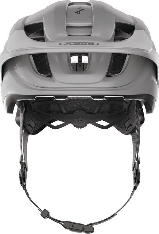 Abus fietshelm cliffhanger ti silver l - 57-61 cm - zilver - geschikt voor gebruik op mountainbikes - 365 g