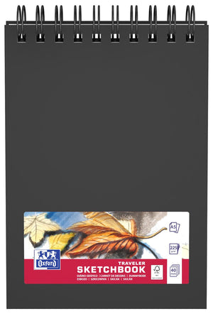 Oxford schetsboek - a5 - 40 vel - 225g - spiraal