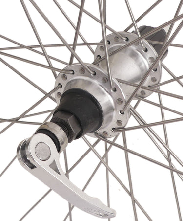 Rodi achterwiel 28 inch 622x19 - skorpion - 36 gaats fm32 - 8 9 speed naaf + qr - zilver