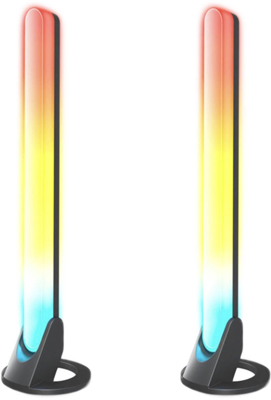 Calex gaming monitor led light bar - 2 stuks - razer chroma compatibel - rgbic synchronisatie voor pc - scherm verlichting