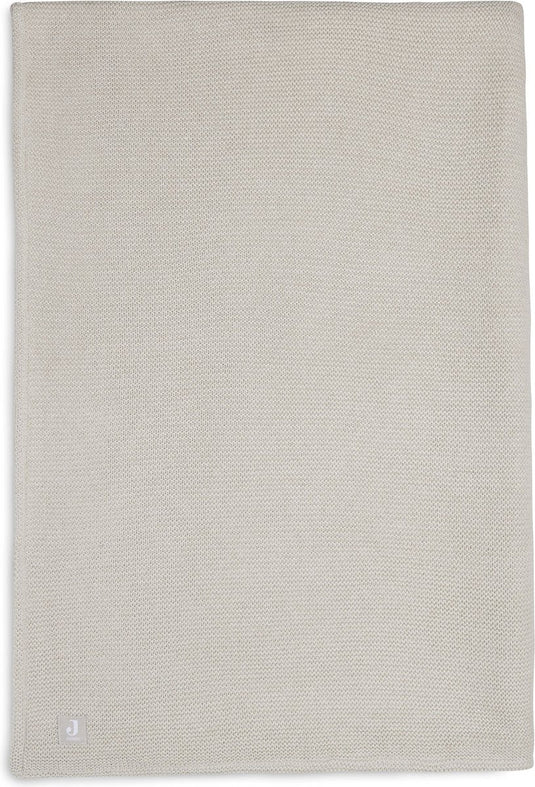 Jollein deken ledikant 100x150cm basic knit nougat fleece