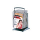 Imp infozuil tec-art kerkmann a4 26x30x45 155cm zilvergrijs