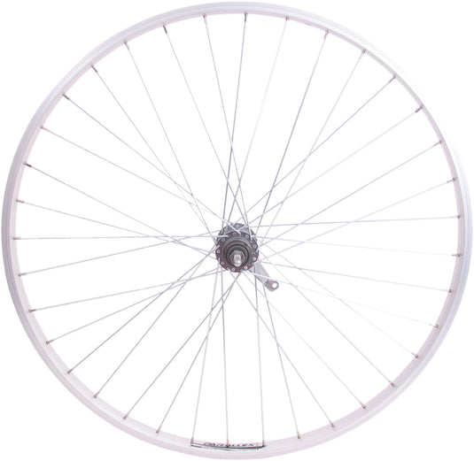 Shimano achterwiel 28 x 1 4 aluminium remnaaf zilver