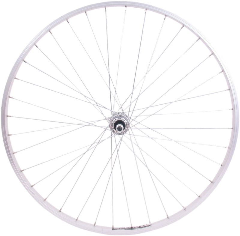 Afbeelding laden in galerijviewer, Achterwiel 28 x 1 4 aluminium freewheel 13 spaaks vast

