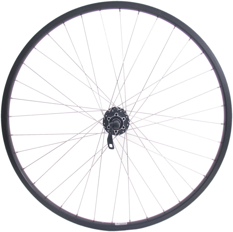 Afbeelding laden in galerijviewer, Shimano achterwiel 28 29 622x19c ryde andra 30 velg met fh-m525 8 9 10 speed naaf voor 6 bouts remschijf - zwart
