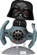 Funko star wars darth vader with the advanced x1 starfighter (pop! rides deluxe) vinylfiguur 742 pop! meerkleurig