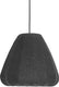 Eglo barlaston hanglamp - e27 - ø 35 cm - zwart|grijs - uitwasbaar textiel