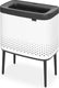 Brabantia bo wasmand - met deksel - 60 l - white