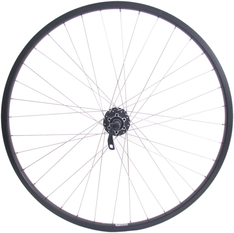 Afbeelding laden in galerijviewer, Shimano achterwiel 26 559x19c ryde andra 30 velg met fh-m525 8 9 10 speed naaf voor 6 bouts remschijf - zwart
