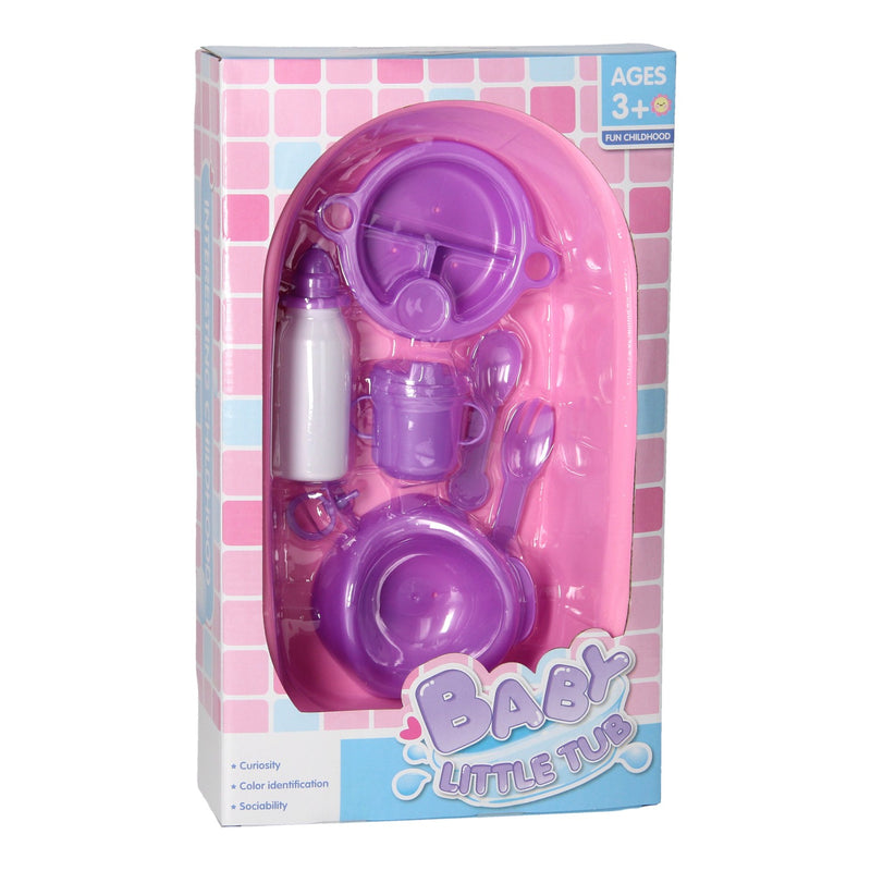Afbeelding laden in galerijviewer, Babybad Paars met Accessoires, 8dlg.
