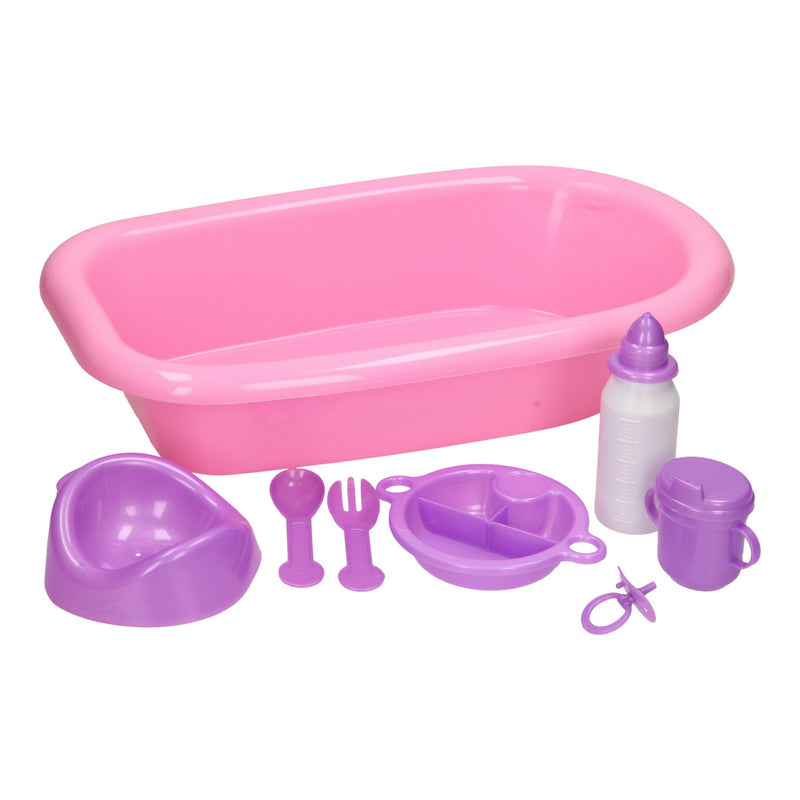 Afbeelding laden in galerijviewer, Babybad Paars met Accessoires, 8dlg.
