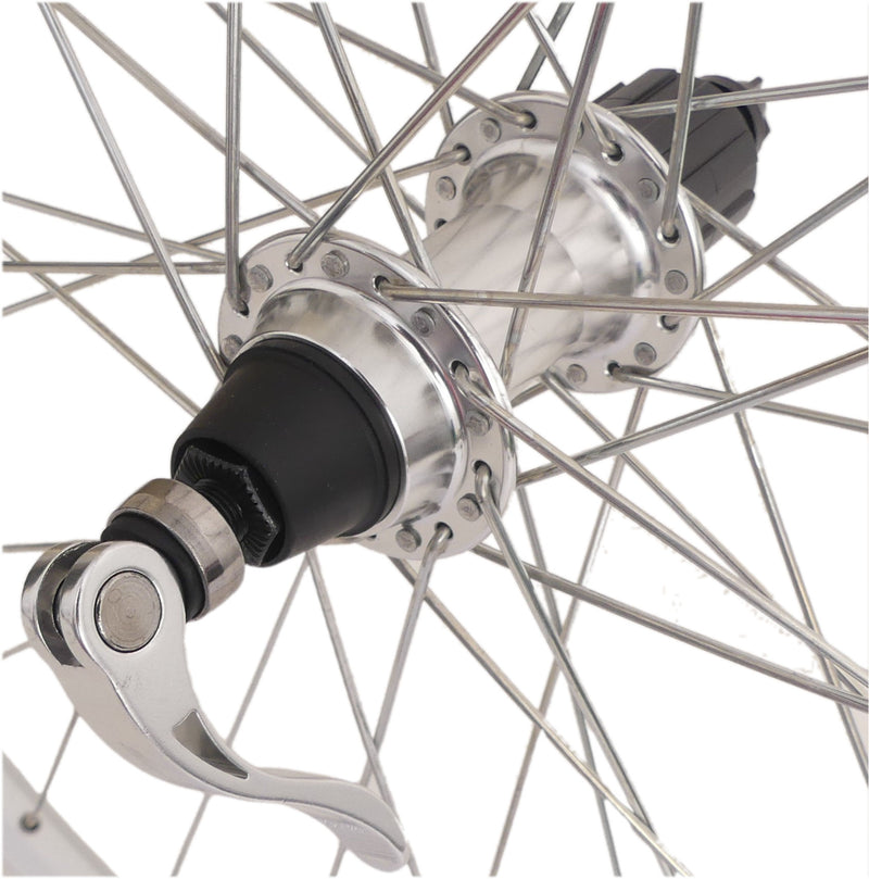 Afbeelding laden in galerijviewer, Sunrace achterwiel 28 622 x 19c ryde zac19 velg met hbm53 naaf 8 9 10 speed - zilver
