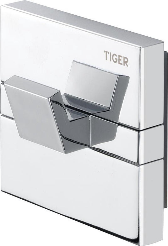 Tiger safira - handdoekhaak groot - chroom
