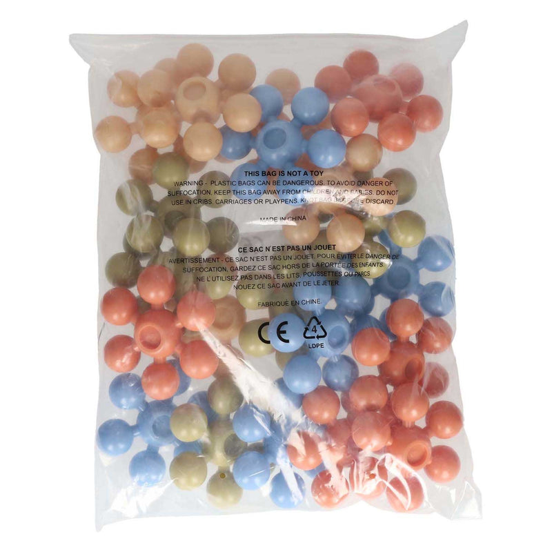 Afbeelding laden in galerijviewer, Gekleurde stervormige connectors - 20st.
