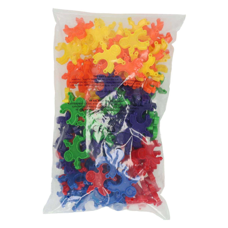Afbeelding laden in galerijviewer, Gekleurde bouwpoppetjes, 36st.
