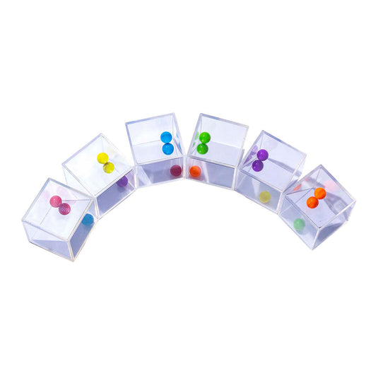 Lobbes transparante spiegelblokken - 5 cm - 18dlg