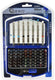 Geko boor- en schroefbitset - 56-delig - crv staal - 25 mm 75 mm bits