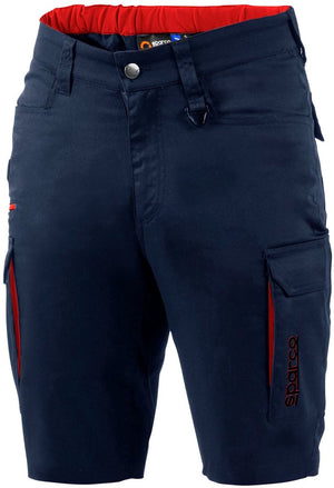 Sparco werkbermuda hawaii werkbroek - zwart grijs - maat l