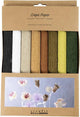 Creativ company crêpepapier naturel 8 vel