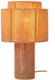 Lucide denice - tafellamp - ø 25 cm - 0xe27 - taupe