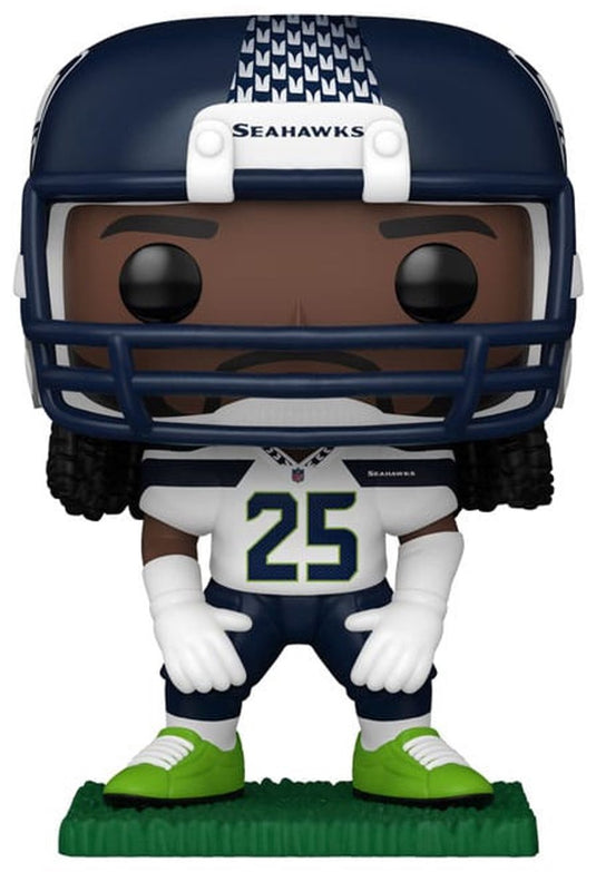 Funko nfl: legends pop! sports vinyl figure legends- richard sherman(seahawks) 9 cm pop! figuur