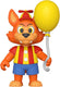 Funko five nights at freddy?'s - action figure balloon foxy 13 cm verzamelfiguur - multicolours