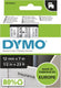 Dymo tapes d1 polyester 12mmx7m zwart-transparant glanzend