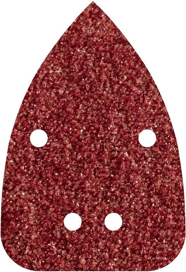 Wolfcraft - mouse schuurpapier korrel 80 - 10 stuks - 96 x 136 mm - zelfhechtend multischuurmachine schuurblad - 1757000