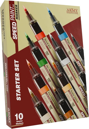 The army painter , speedpaint marker starter set, 10 x 6 ml speedpaint 2.0 contrast verf voor de miniatuur