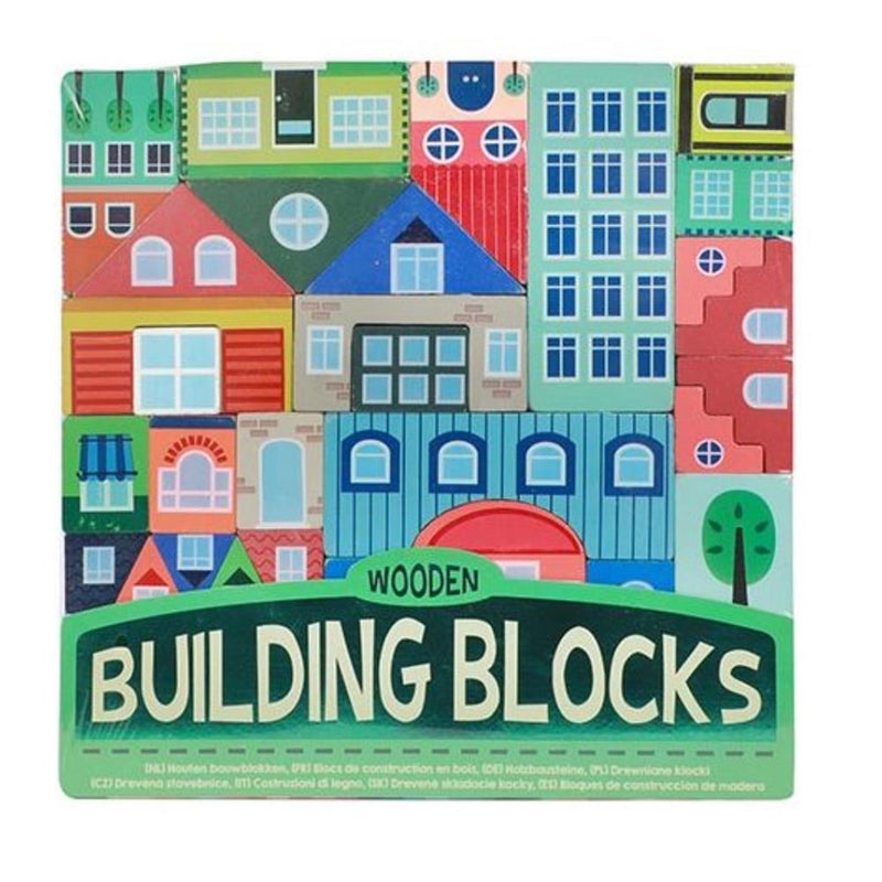 Afbeelding laden in galerijviewer, Toi-toys toi toys houten bouwblokken stad
