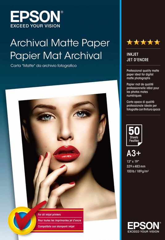 Epson mat fotopapier a3+ 50 vel 189g