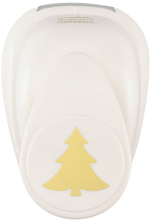 Vaessen creative pons - figuurpons - dennenboom - 2,2 x 2,2 cm
