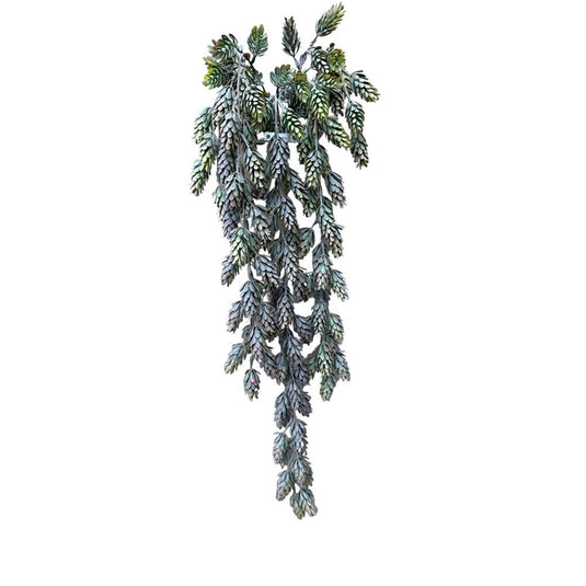 Roberts collection kunst hangplant hop spray bruin 80cm