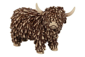 Countryfield beeld bizon dorkas bruin polystone24x5,11,5x17cm