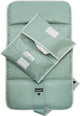 Kipkep napper verzorgingset baby- wasbaar verschoonmatje en luier-etui - waterproof - pale green, groen - duurzaam