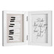 Henzo fotolijst piano tweeluik 10x15cm wit