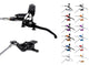 Hope tech 4 e4 steel braided disc brake - lever left