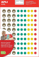 Apli kids beloningsstickers happy smile, blister met 12 vellen