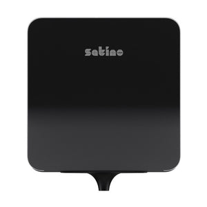 Satino poetsroldispenser midi centerfeed zwart (1 stuk)