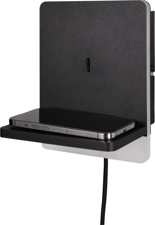 Trio fairfield - wandlamp - zwart mat - incl. 1x smd 9 w - bewegingssensor - niet extern dimmerbaar