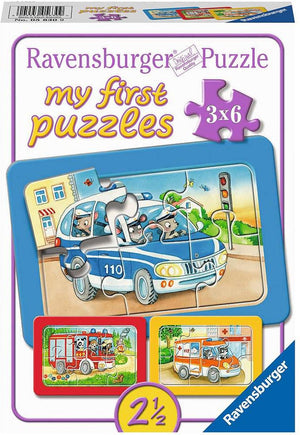 Ravensburger puzzel dieren aan het werk - legpuzzel - 3x6 stukjes