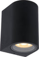 Lucide zaro - wandspot wandlamp binnen buiten - 1xgu10 - ip44 - zwart