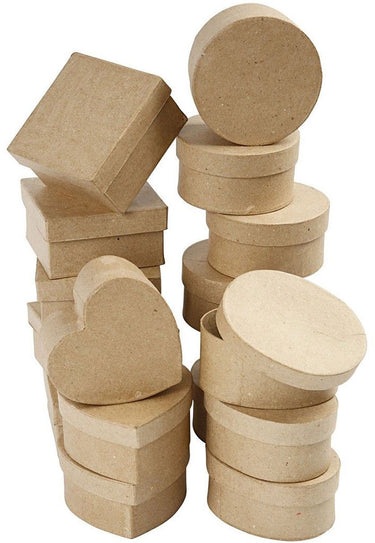 Creativ company opbergdoosjes papier-maché, 28st.